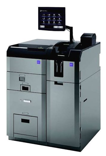 Glory — cassa automatica ad alta capacità con monitor